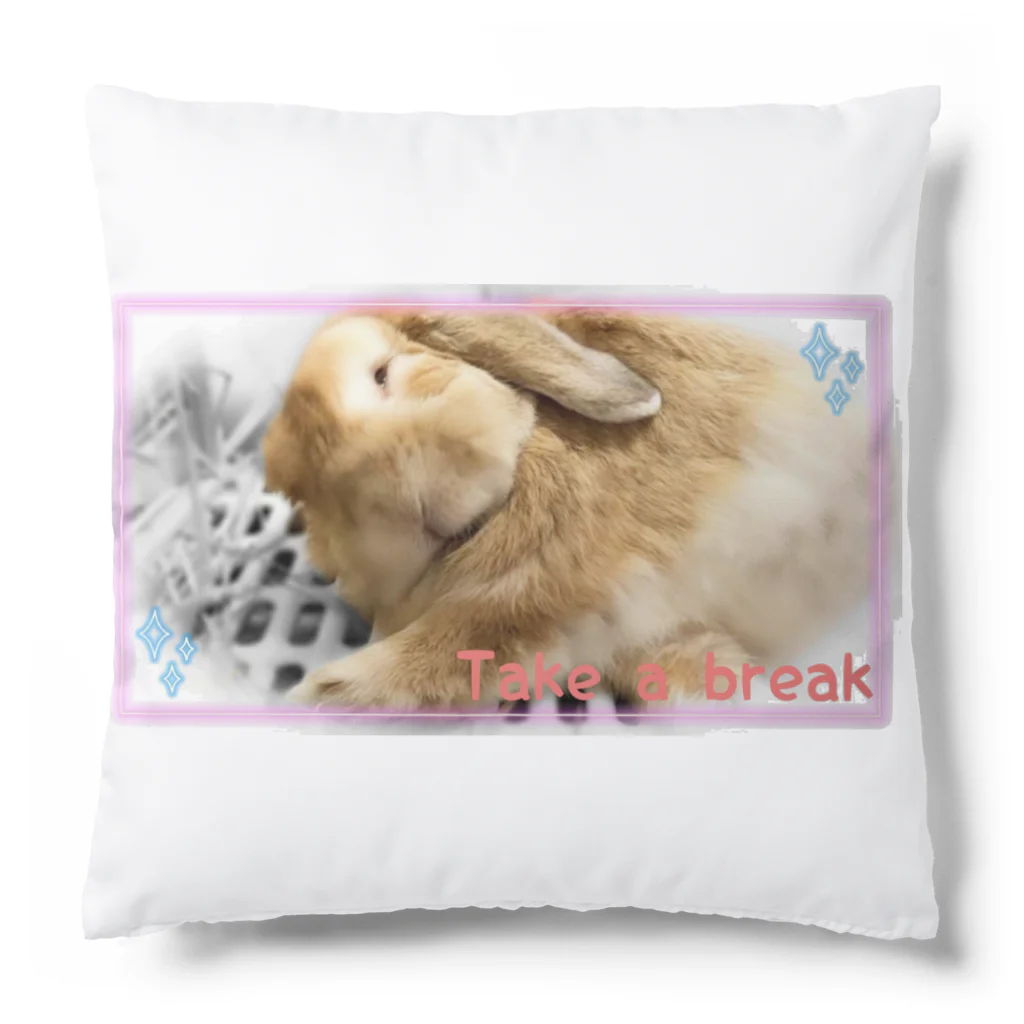 うさぎのハッピーさんのうさぎのハッピーさん Cushion