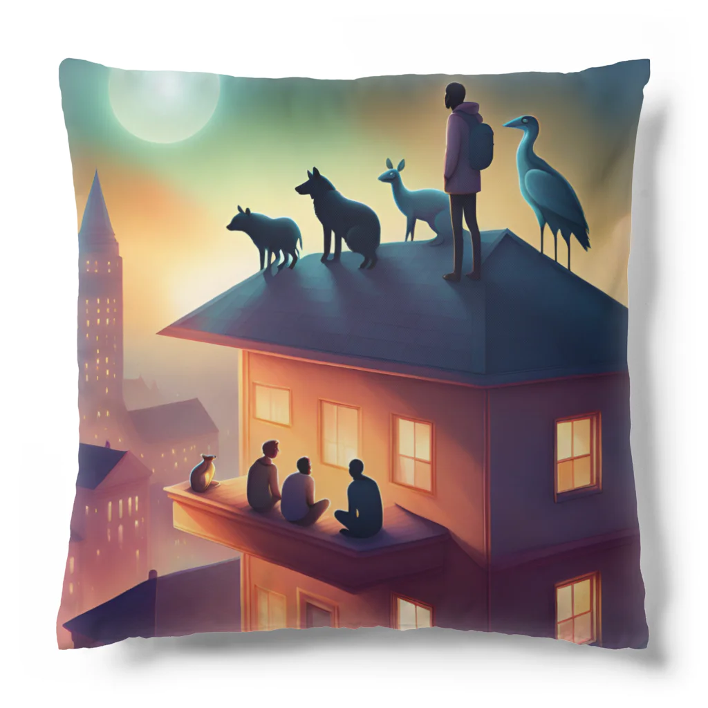 animalsの都会で共存する野生生物 Cushion