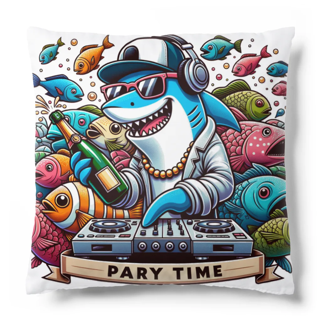 DJシャークのDJシャーク(PARY TIME) Cushion