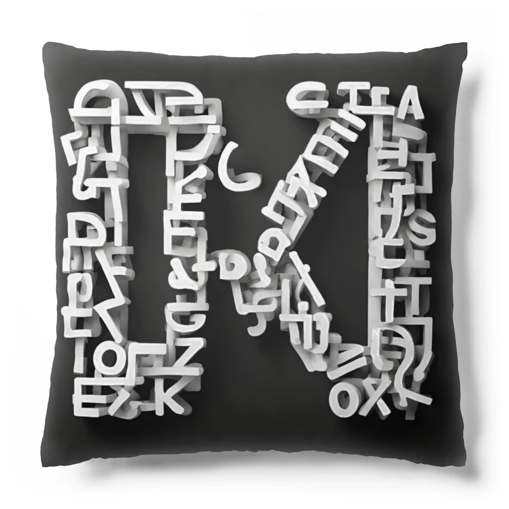 mini_asuのアルファベットデザイン Cushion