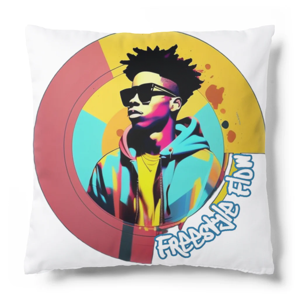 めそぽのFreestyle Flowの男 Cushion