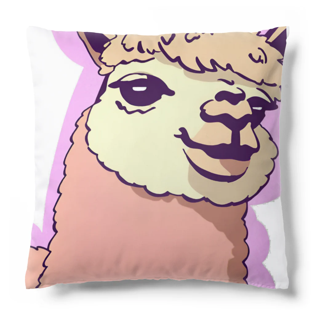 LIMEtimeの夢みアルパカ Cushion