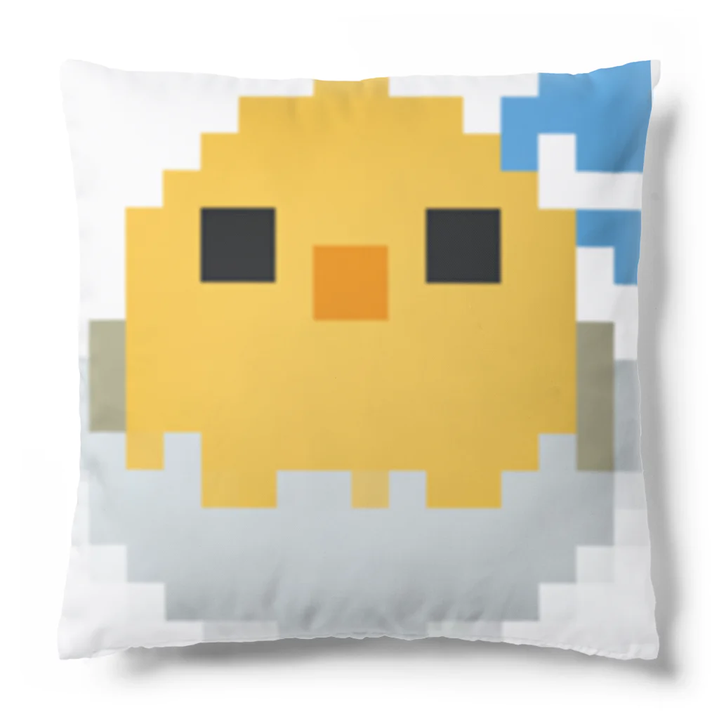 haching chickのドットひよこ Cushion