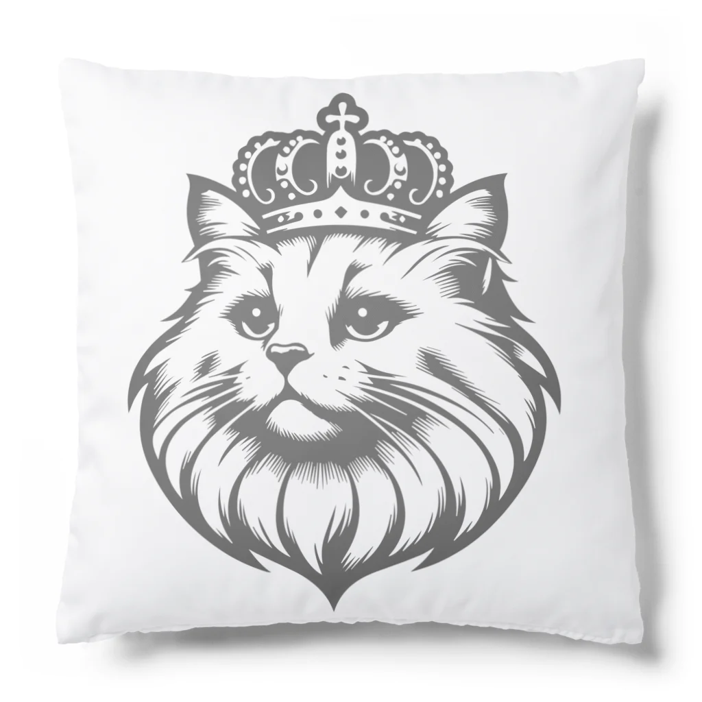 BEOQUの王冠猫 Cushion