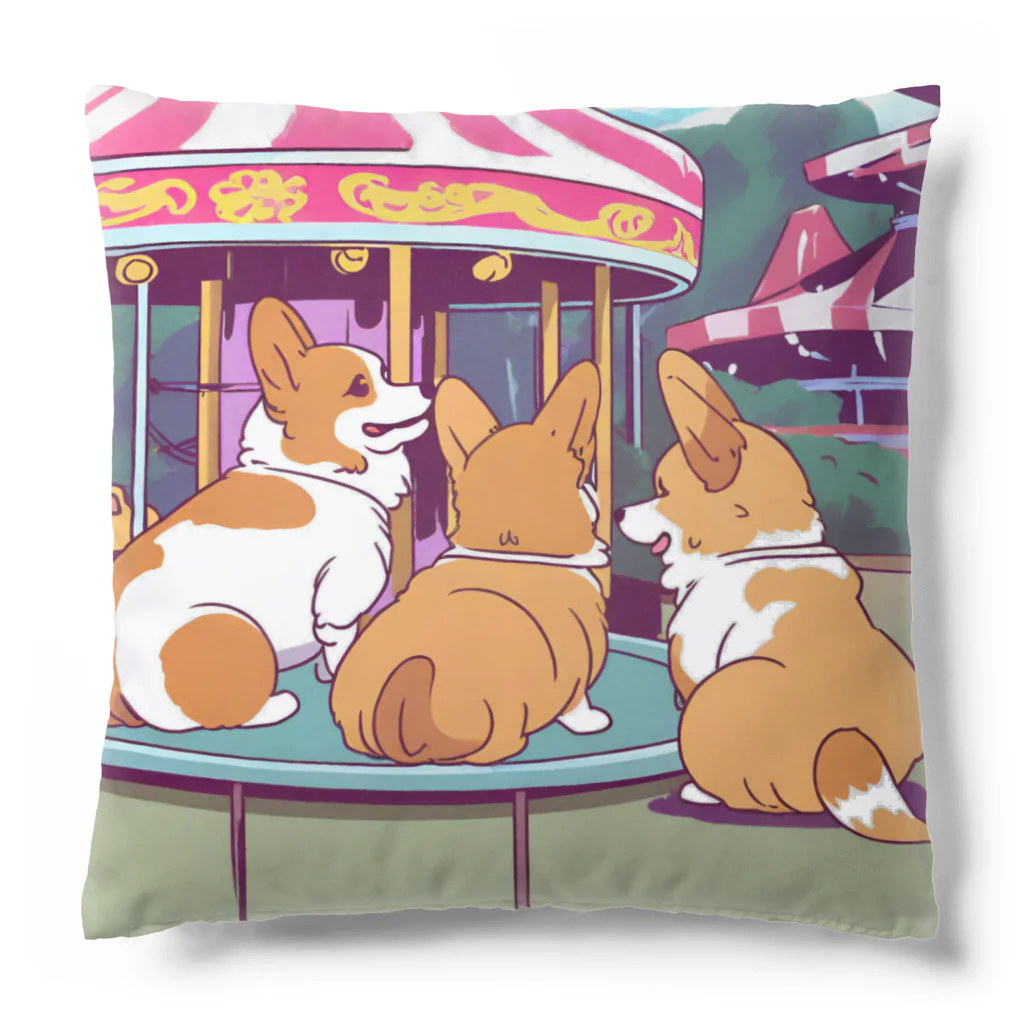 Cute dogsのI love my dogs Cushion