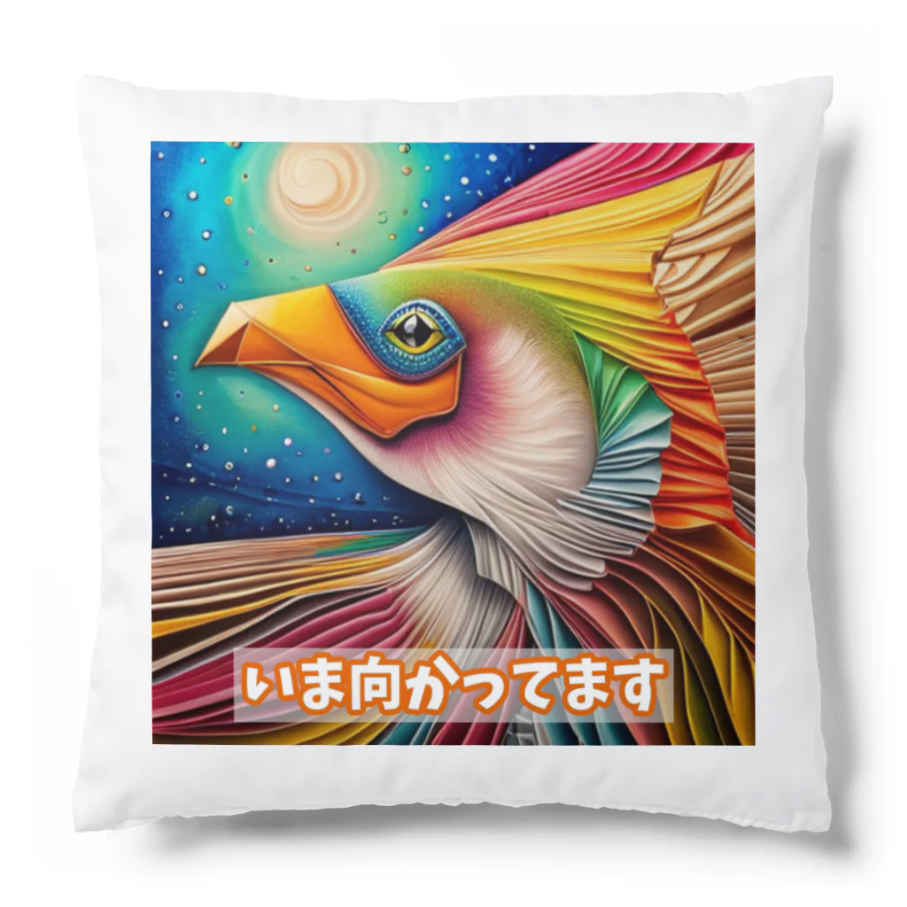 ISSEN🌟AIイラストのグリッターグリフォン Cushion