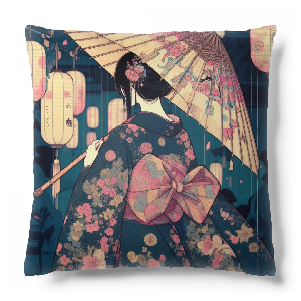 zaisuの浴衣女子 Cushion