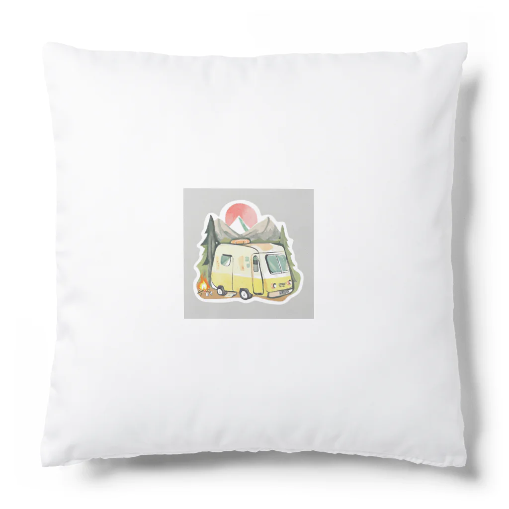 kozik01のおしゃれキャンプイラスト Cushion