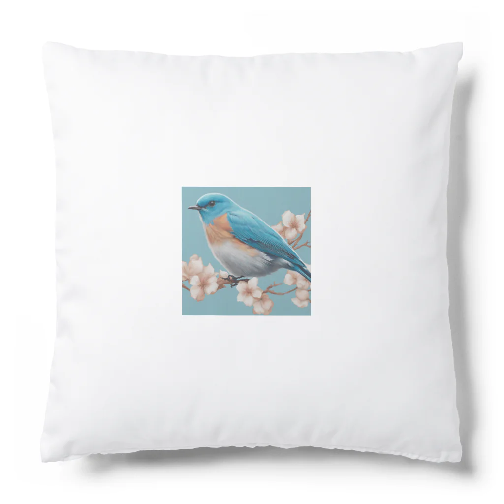 ❤︎cute❤︎のbeautiful blue bird Cushion