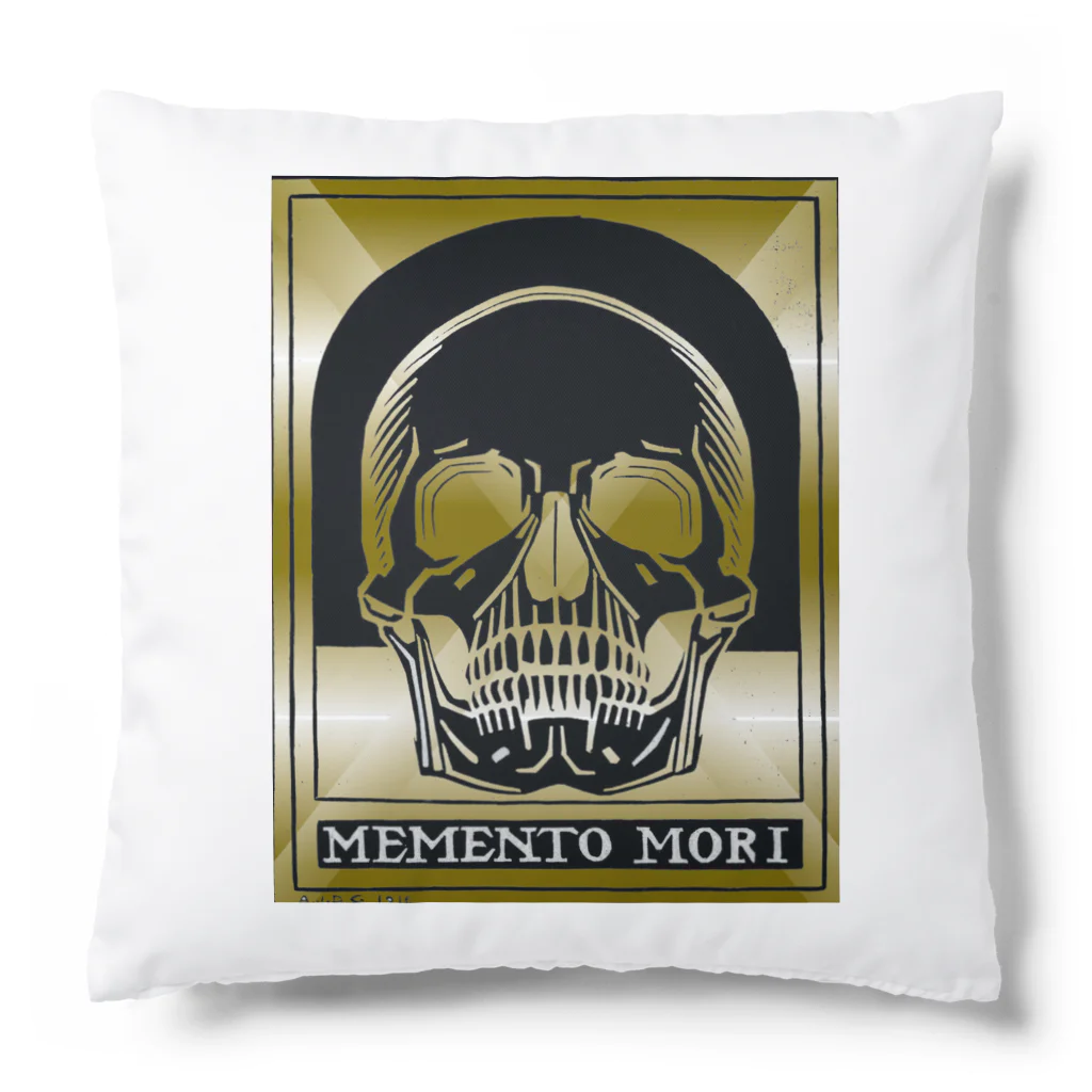 アニマル四字熟語のJulie de Graagのメメントモリ　MEMENTOMORI　 Cushion