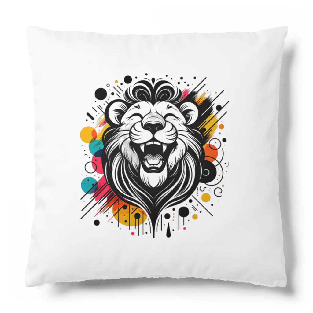 リトルスター・クローゼットの#laughing animal art Cushion