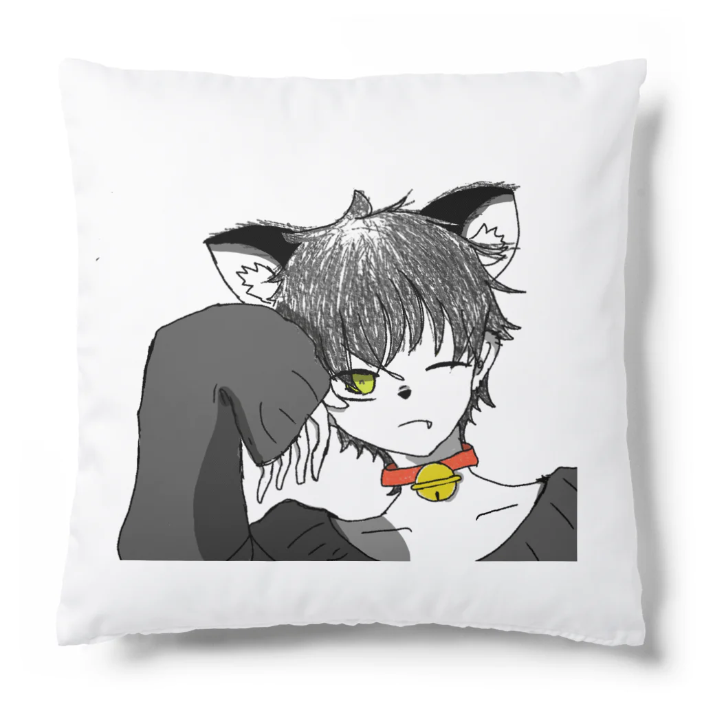 プラットフォームの猫メン Cushion