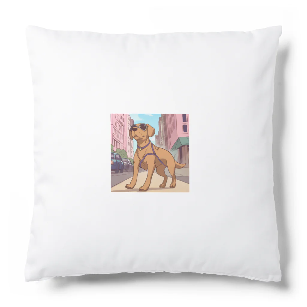 candokysの街ゆくDOG Cushion