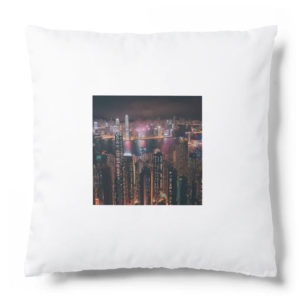 しゅ～とshopの香港の夜景グッズ Cushion