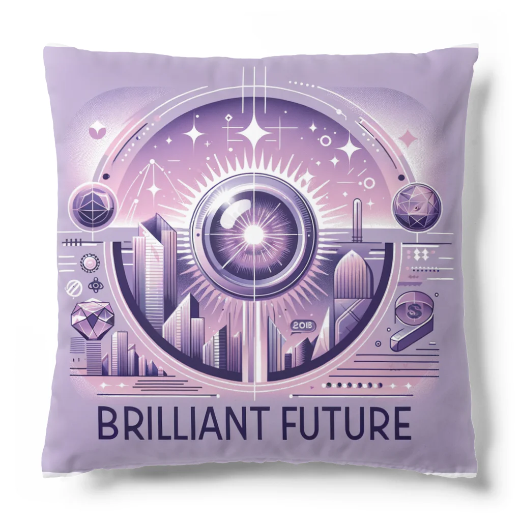 【公式】金運アップのBrilliant Futureの【公式】金運アップBrilliant Future（ラベンダー） Cushion