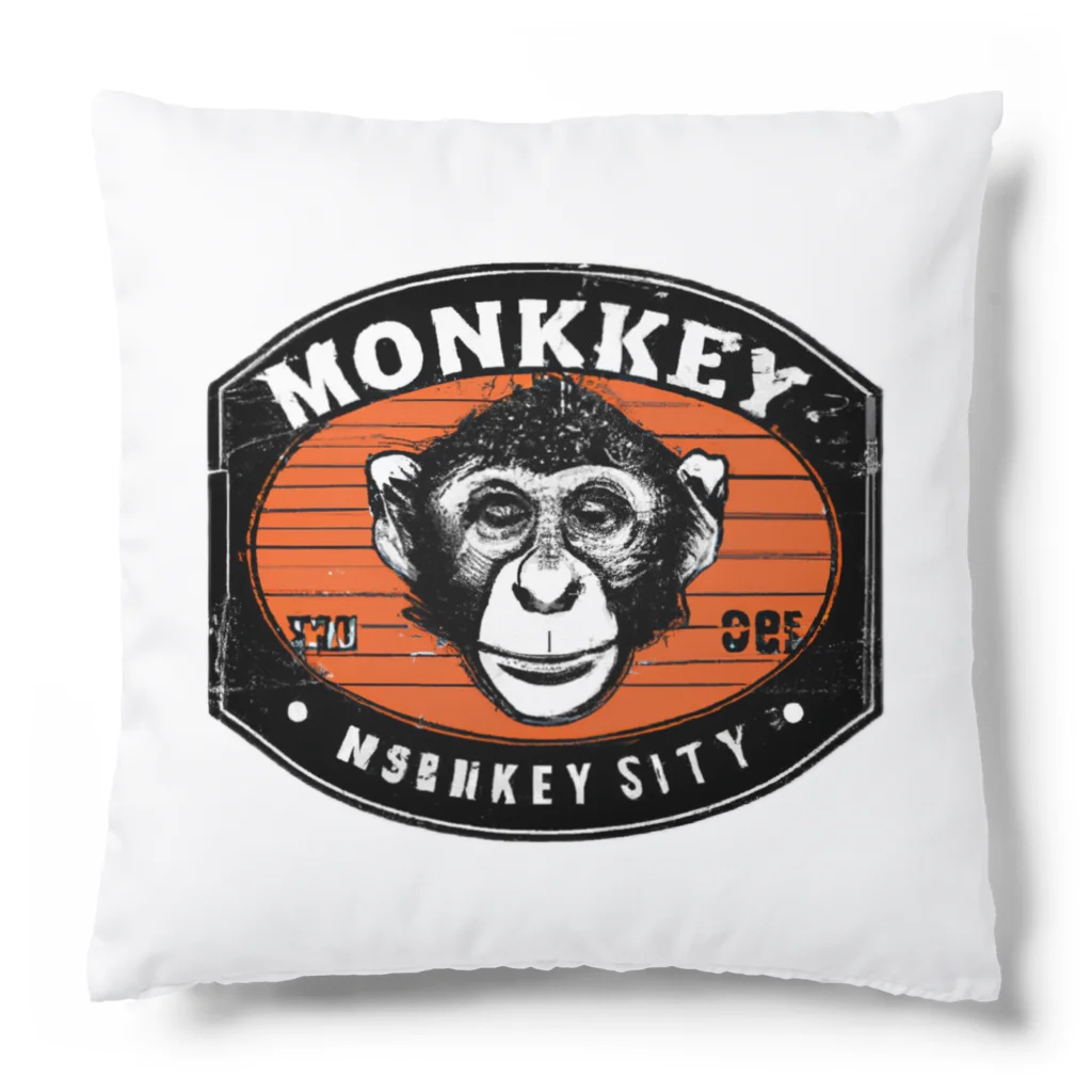 猿人★ロックの猿人ロック　ロゴ Cushion