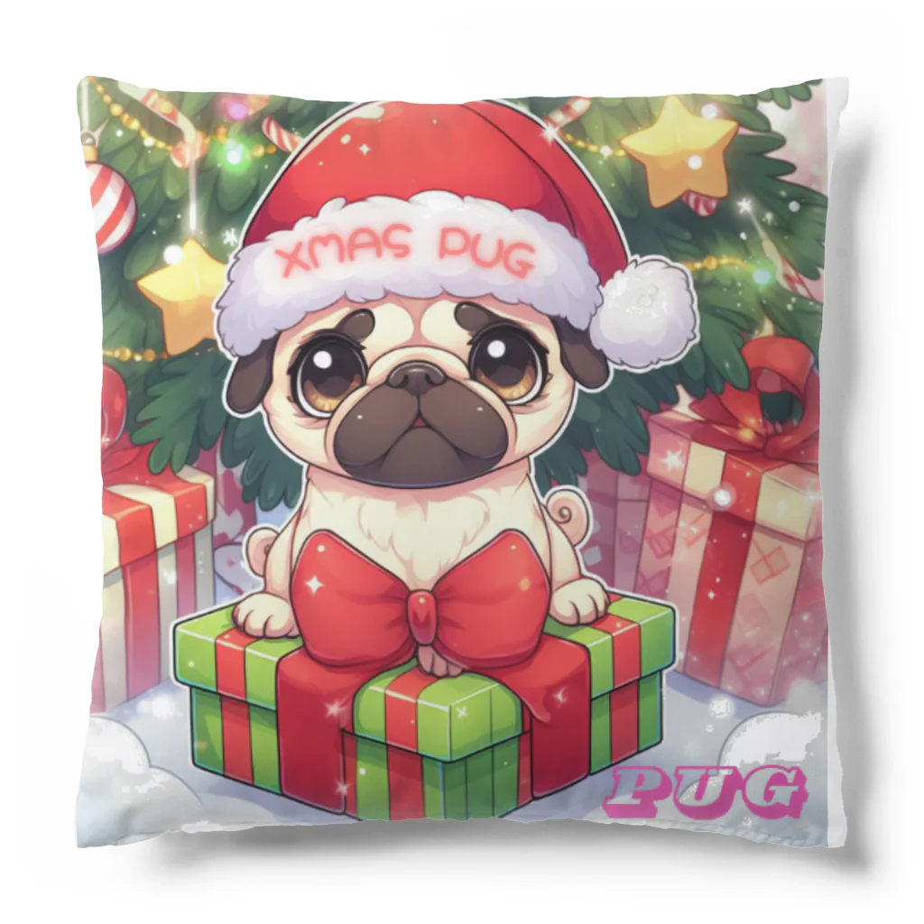 furebuhi　clubのXmas PUG Cushion