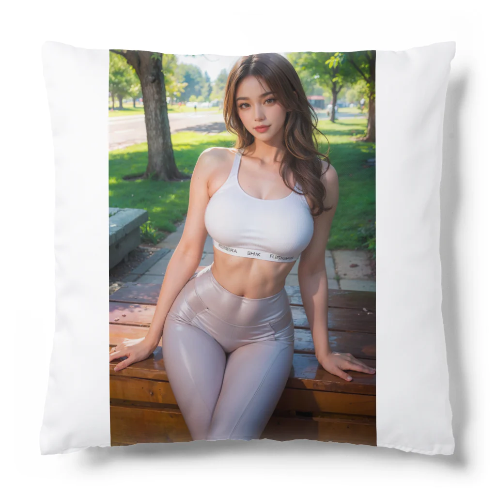 魔法陣ウガのフィットネスガール01 Cushion