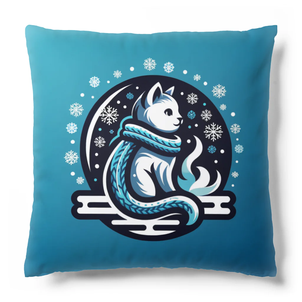 Nekonoteの~winter~ Cushion