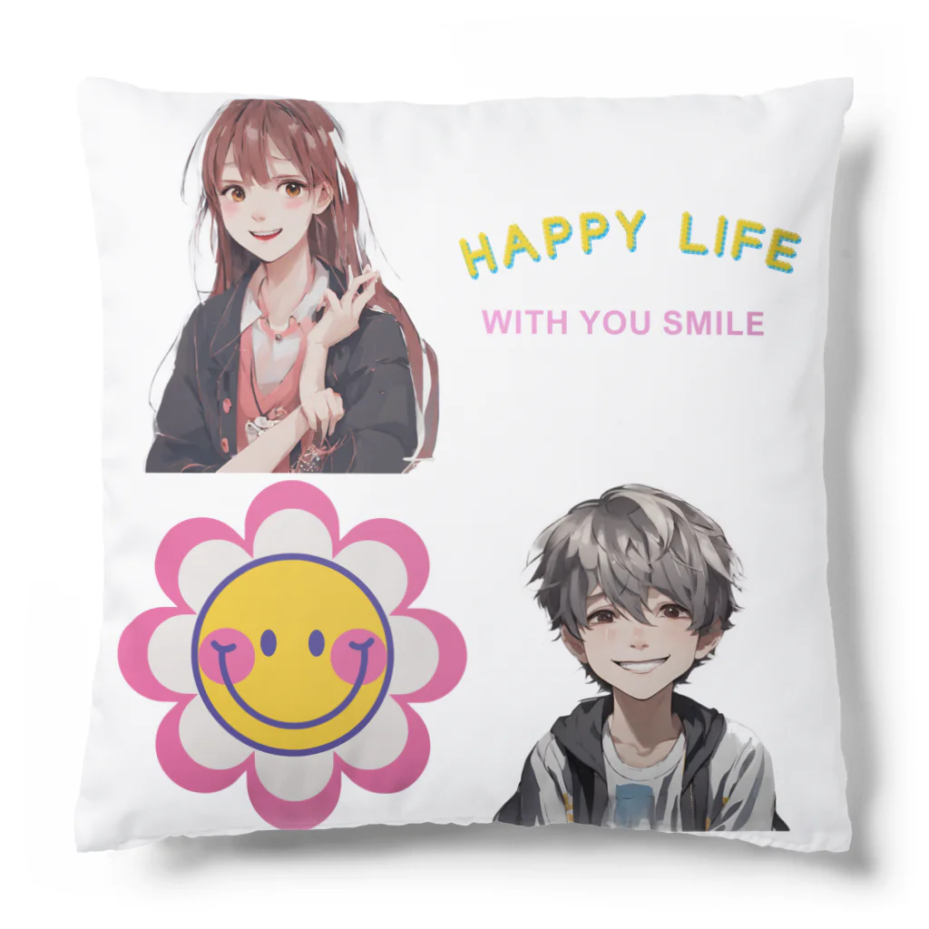 なっつ ふぁくとりーのSmile Cushion