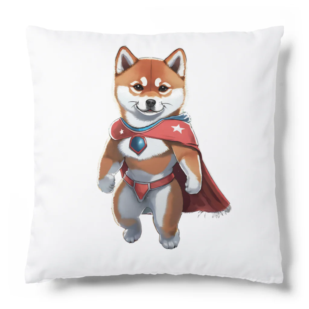 shiba-shiba-ponのスーパーヒーロー　シバイヌン！ Cushion