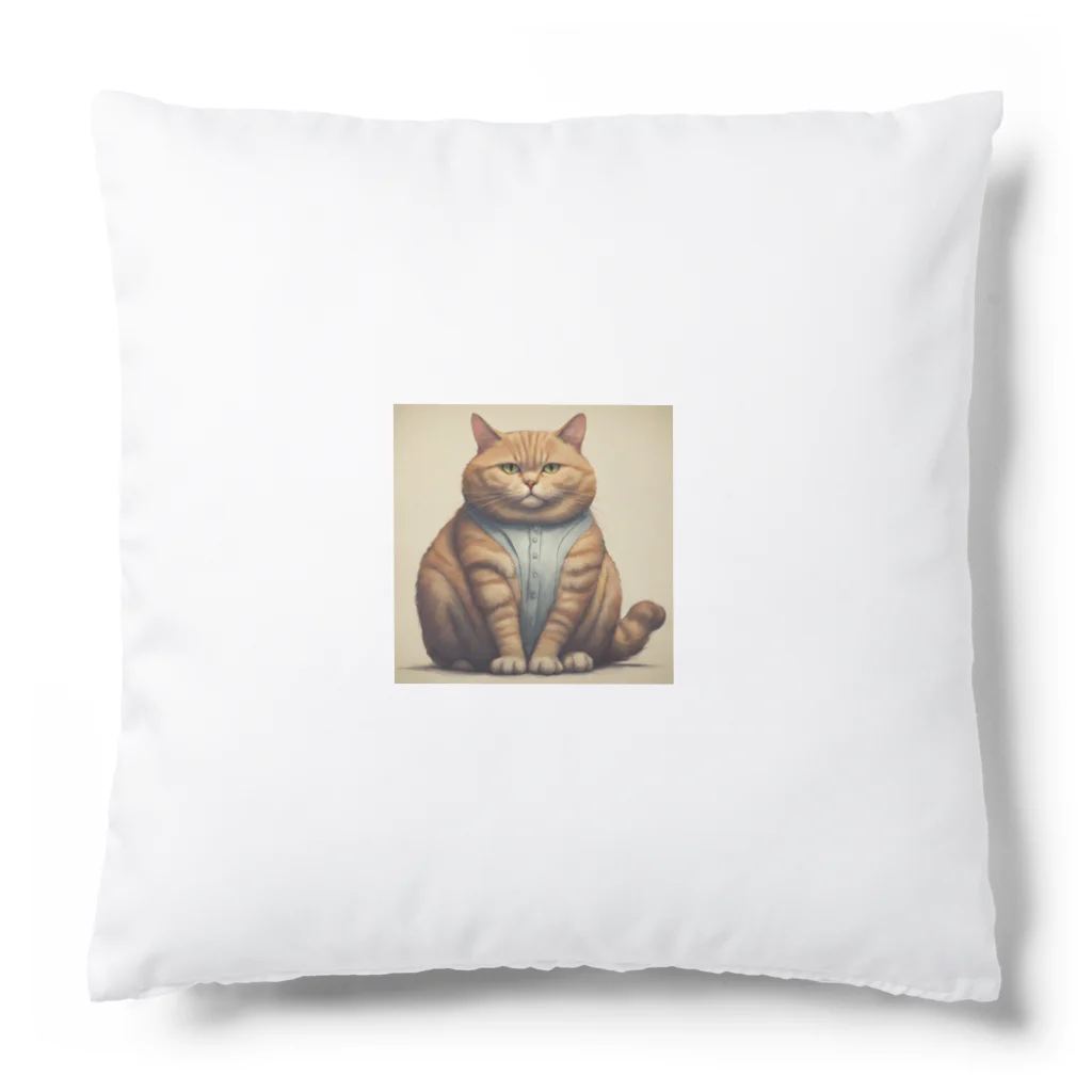 machakooのぽっちゃり猫 Cushion