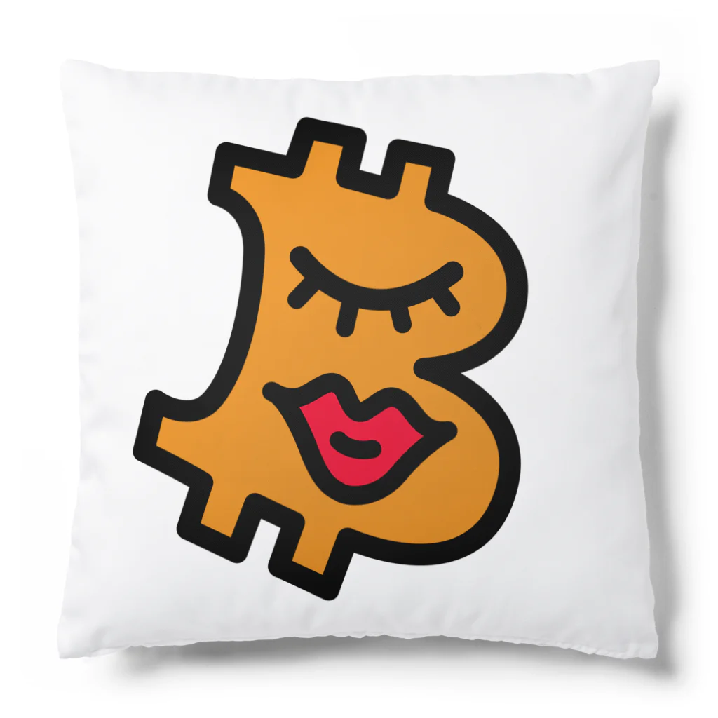 BitPopArtのB - Beautiful Cushion