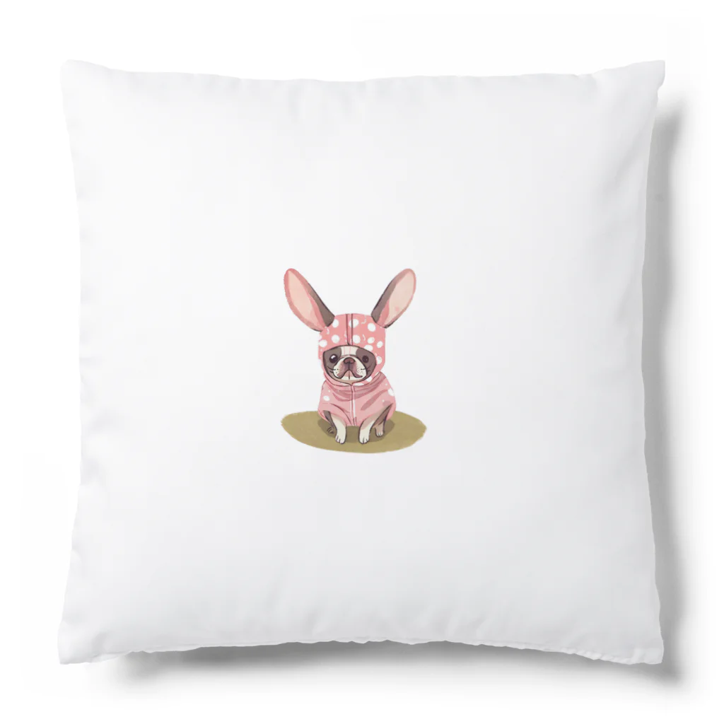 syobeのウサみみフレンチ Cushion