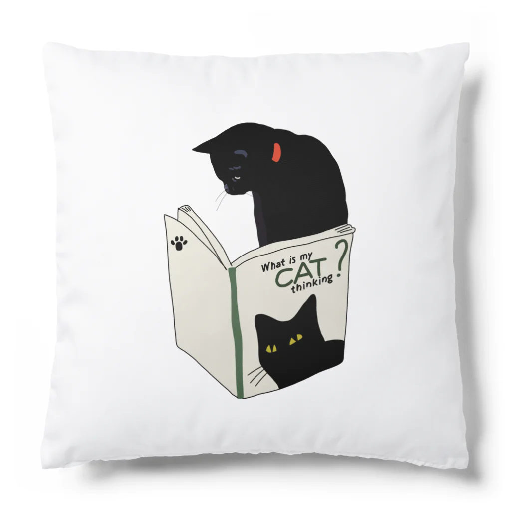 小鳥と映画館の猫が読む本 Cushion