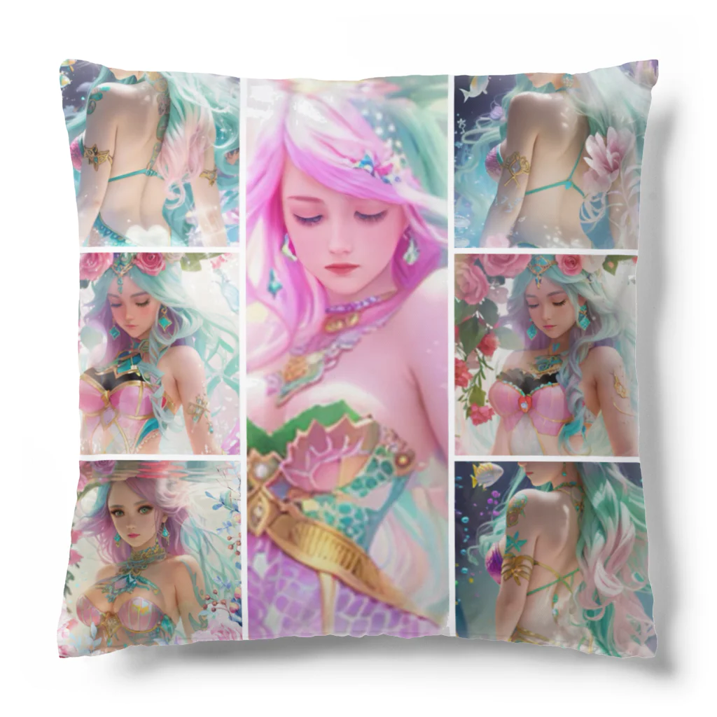 💖宇宙整体♪🌈♪こころからだチャンネル♪💖のhealing move  mermaid REINA Cushion