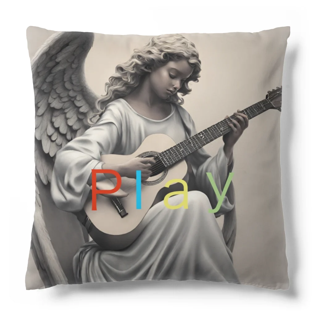 パイルドライバーのAngel playing guitar Cushion