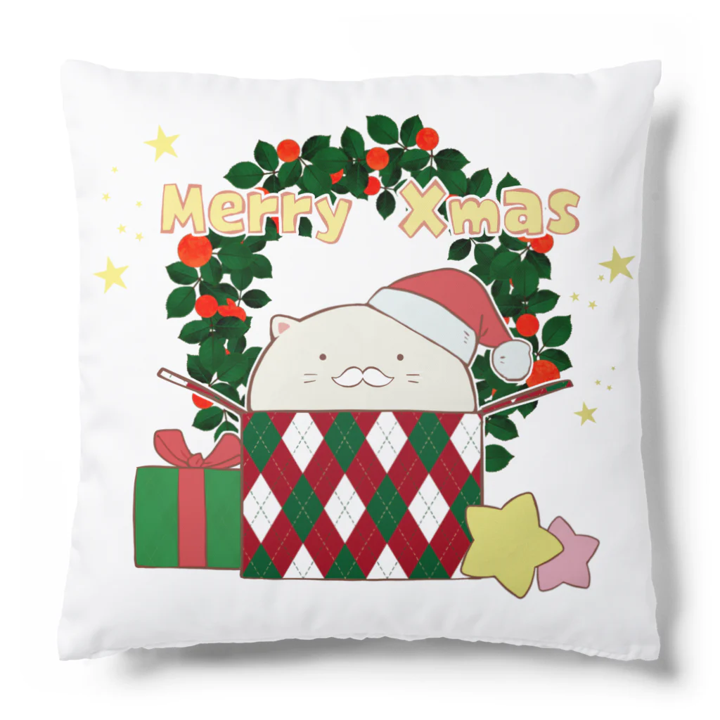 ねこふく茶屋のもちもちねこふく〈クリスマス〉 Cushion