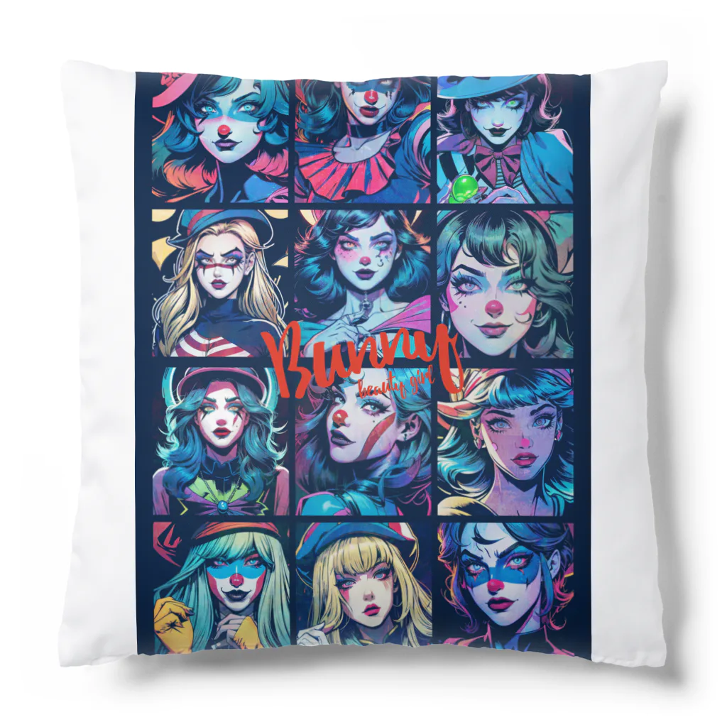 BUNNY-ONLINEのBUNNY-ART No.02 アメコミヴィンテージ Cushion