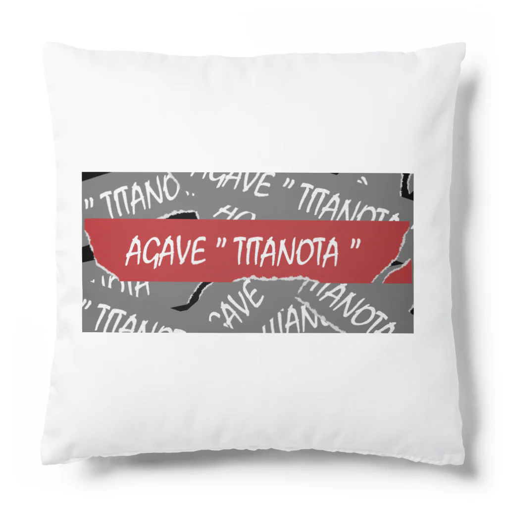 TREMOLOのAGAVE”TITANOTA”シグネチャーロゴ Cushion