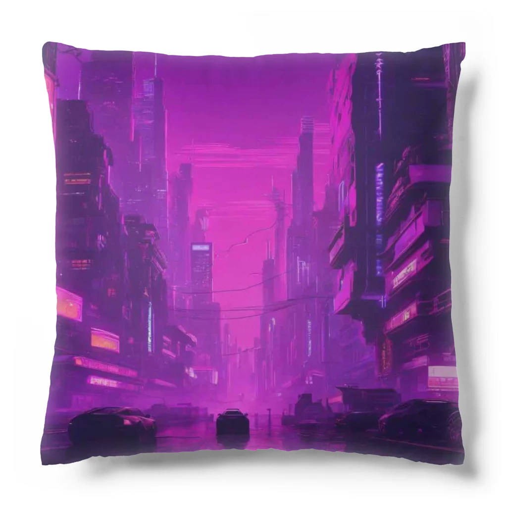 3tomo6's shopのpurple Cushion