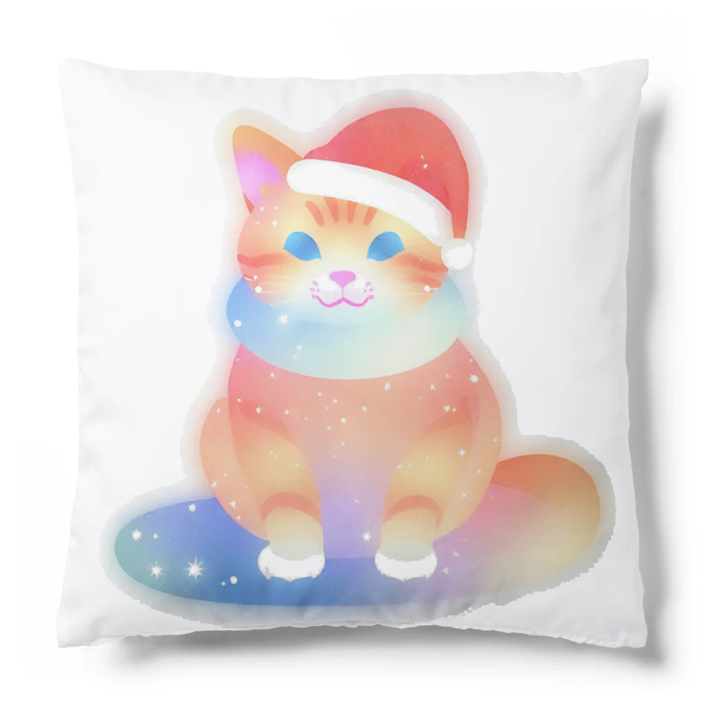 KenySignsのサンタネコちゃんのイラストグッズ Cushion