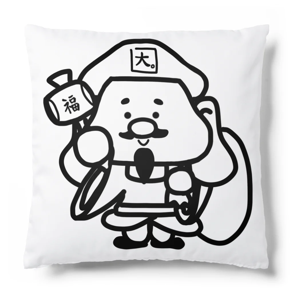 ゆーちゃんのおえかきの大黒天さん。 Cushion