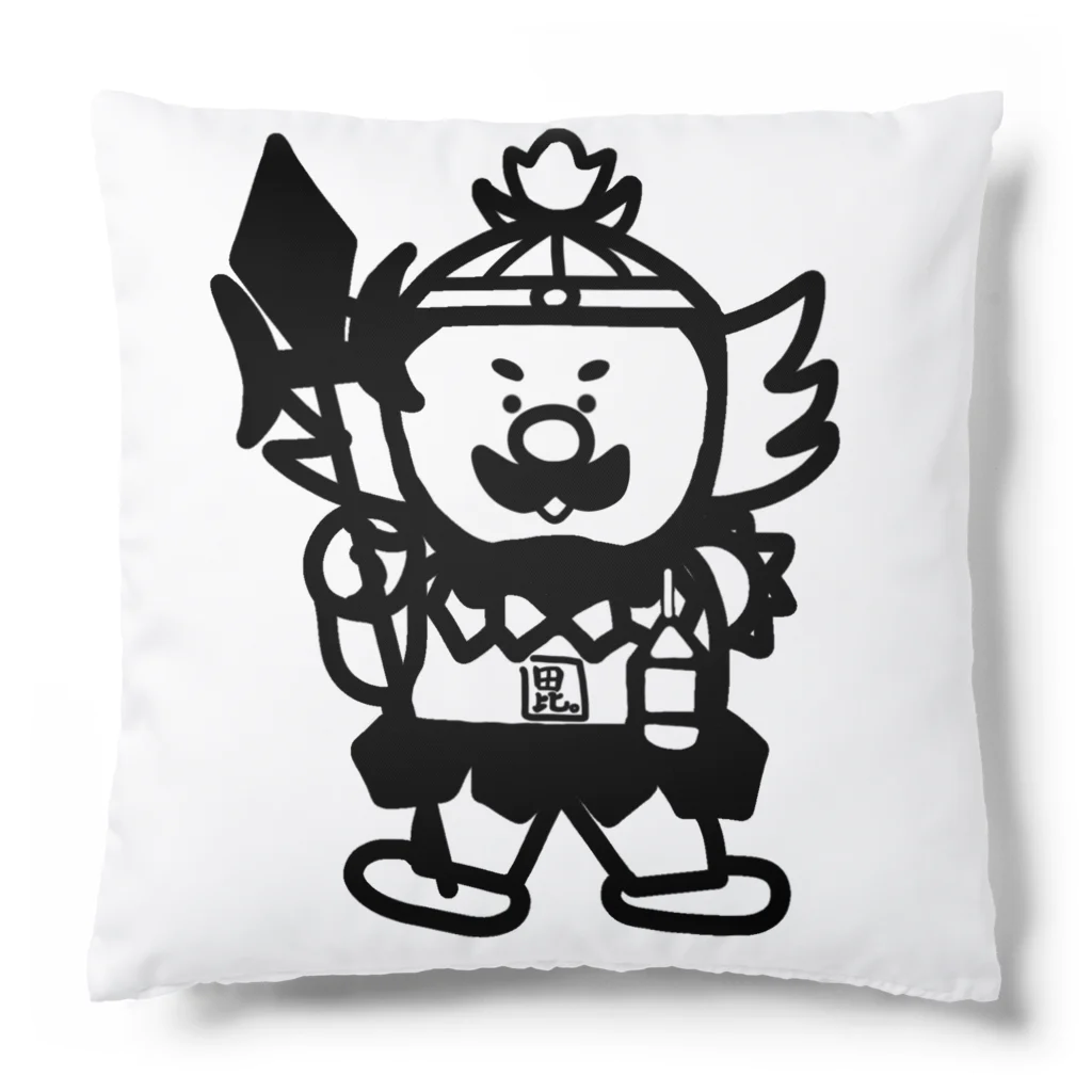 ゆーちゃんのおえかきの毘沙門天さん。 Cushion