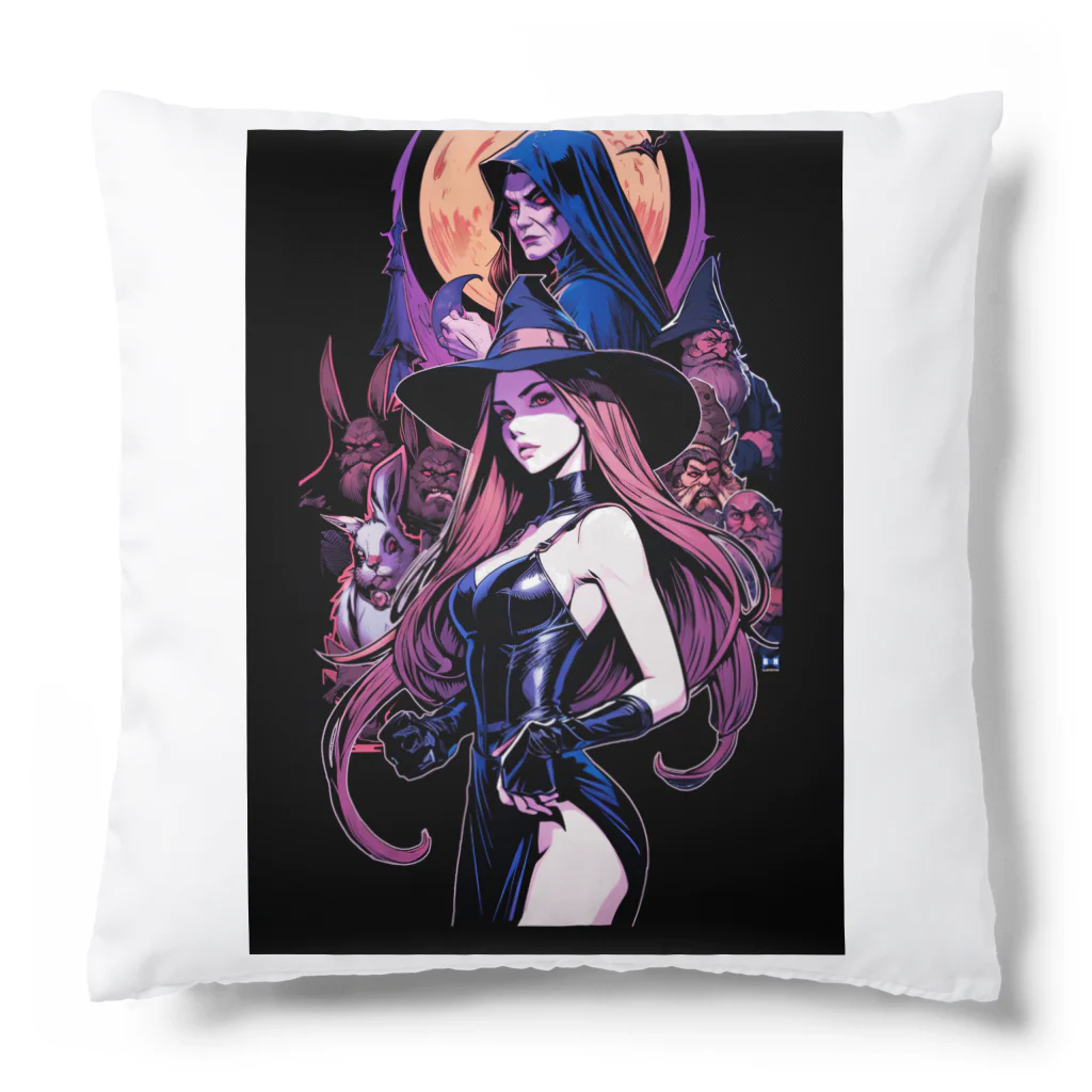 ビューティフルハードコアイラストレーション-DESIGN STOREのダークメルヘン-魔女の世界01 Cushion