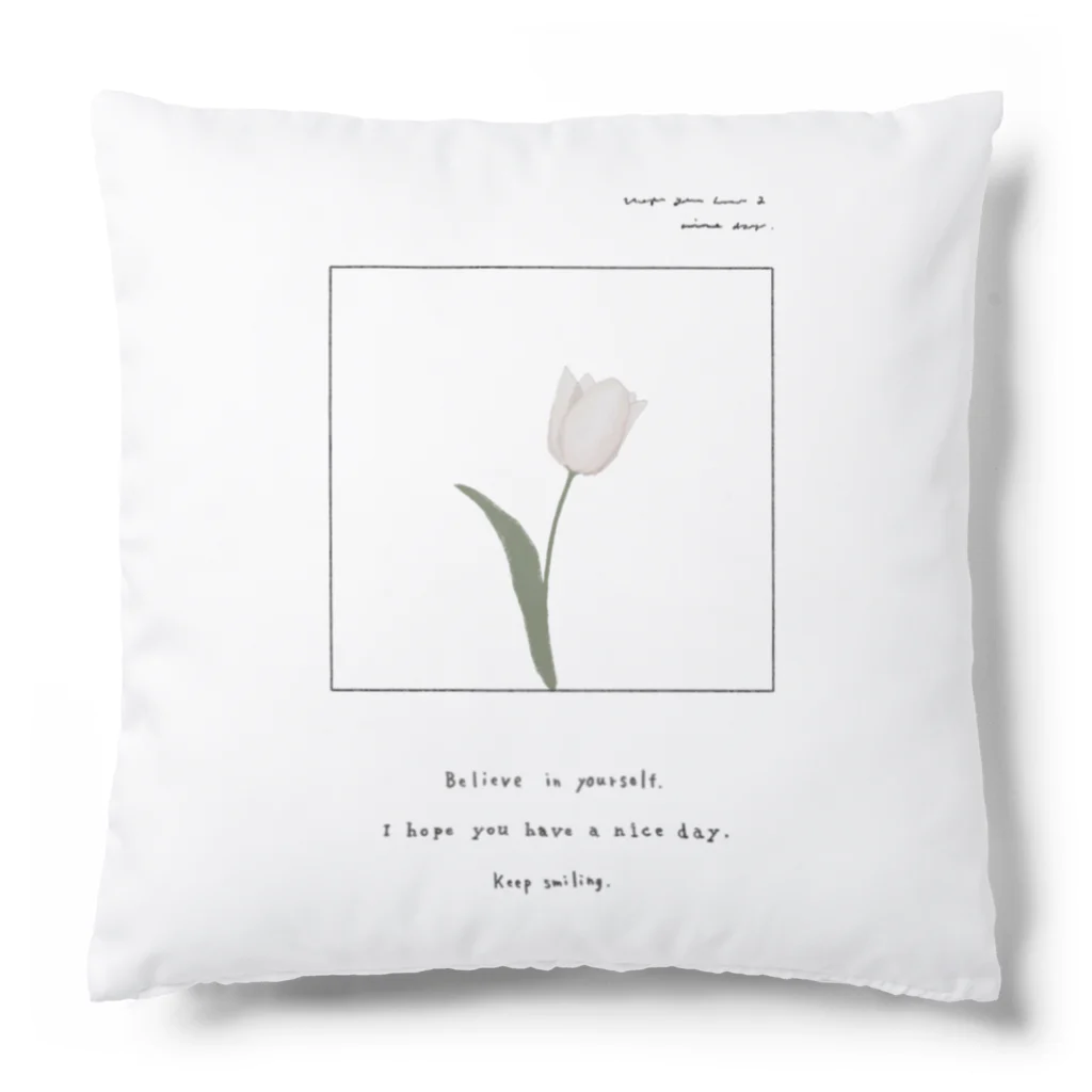 rilybiiのPowderpink tulip , Logoflame . Cushion