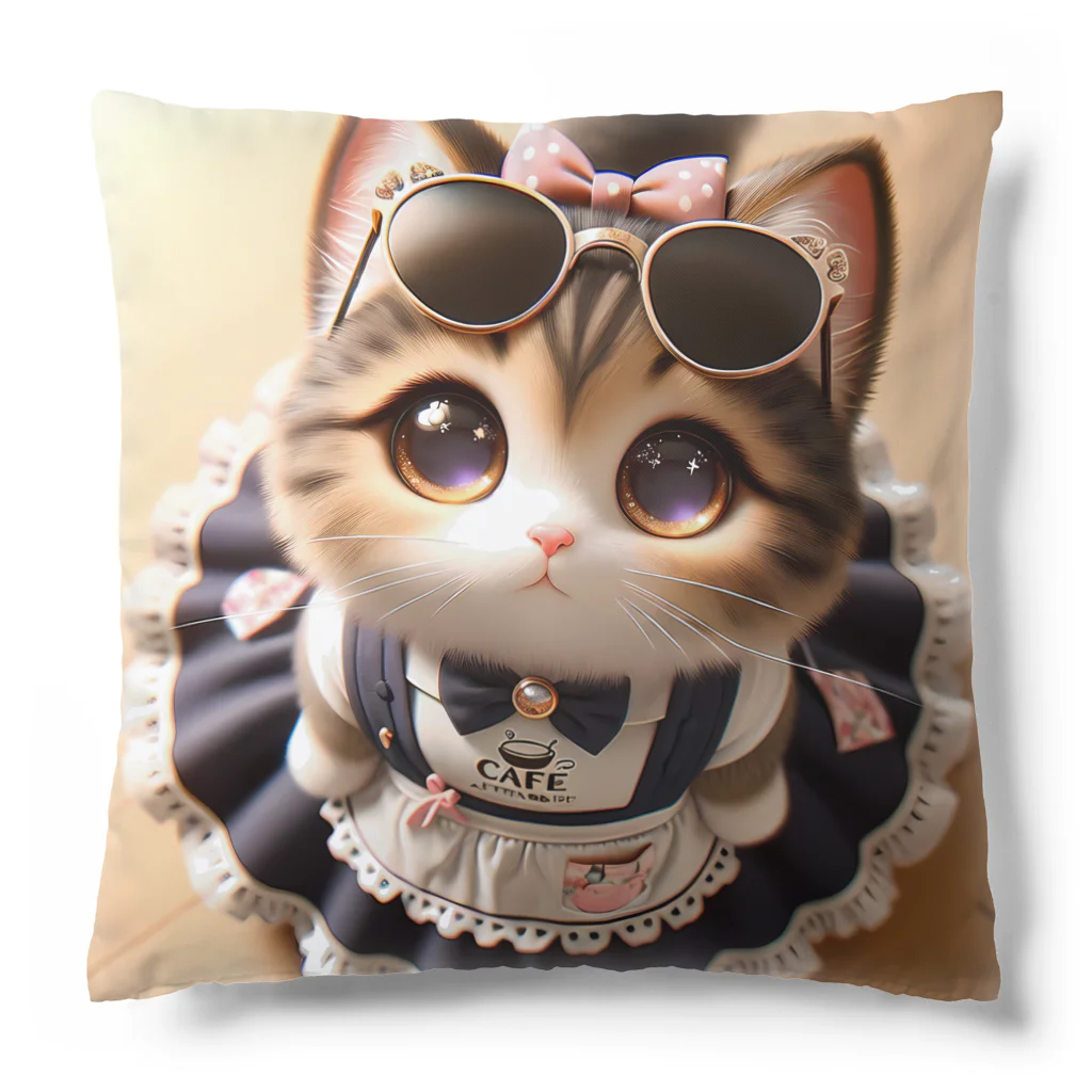 meow-sunniesのメイド・イン・ミャウ Cushion