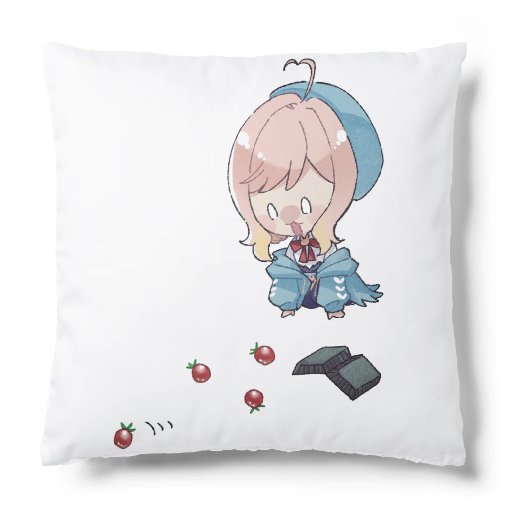 usabit.のぐっず屋さんのトマトぶちまけにゃこ師匠 Cushion