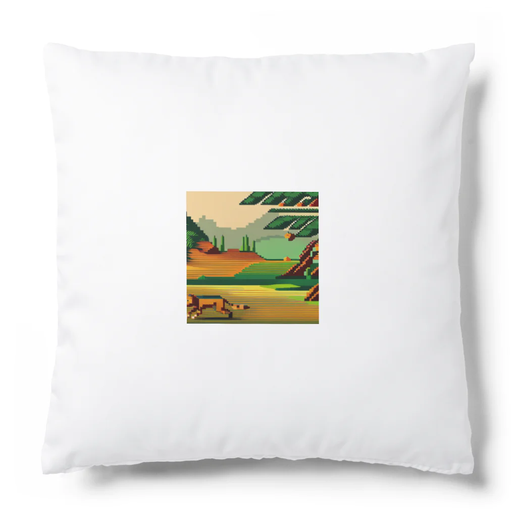 lallypipiのドット柄の世界「野生の王国」グッズ Cushion