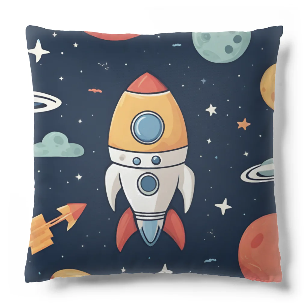 ふくふくしょっぶのかわいいロケット Cushion