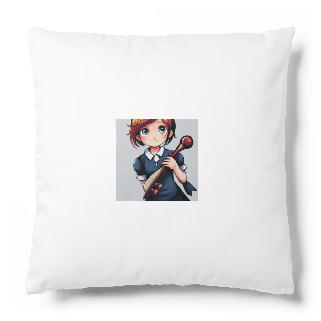 ほっこり絵音舎のオケ部入団希望の リンちゃん Cushion