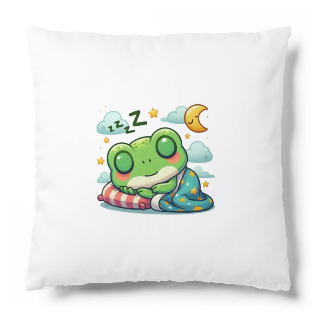 Shiba_IncのSleeping frogs(熟睡する蛙) Cushion