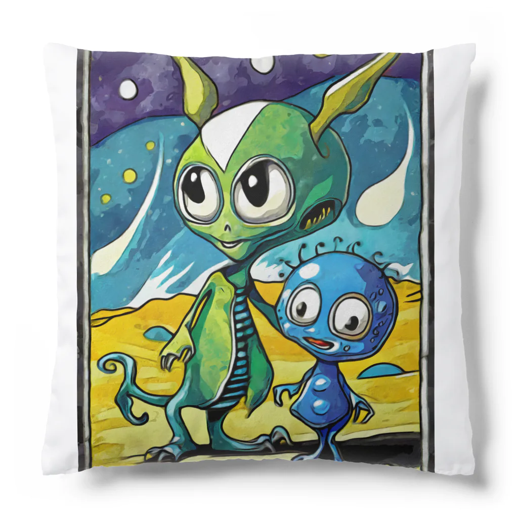 Paonのズーの可愛い宇宙人 Cushion