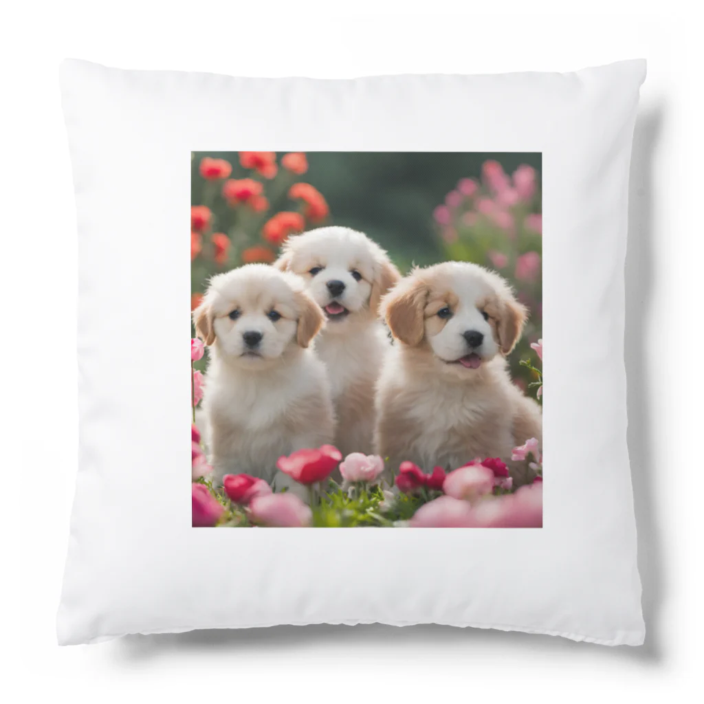 ぱむぱむのかわいい仔犬のグッズ Cushion