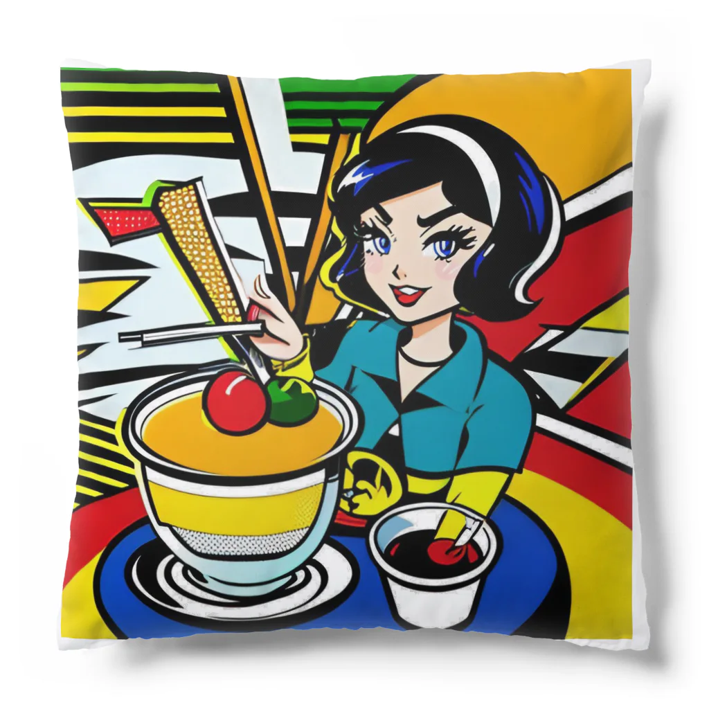 あかいはちの南国スイーツ Cushion