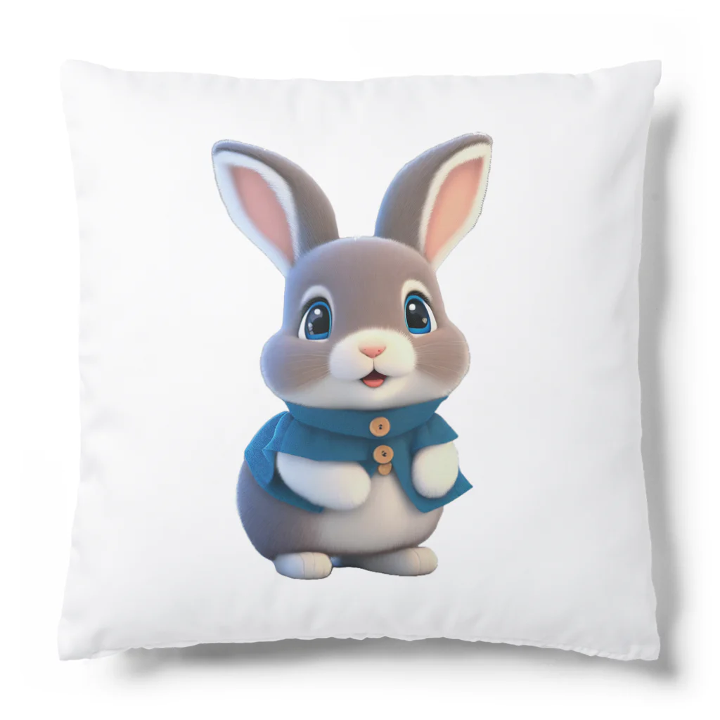 ぱんだまんの３Dウサギ Cushion